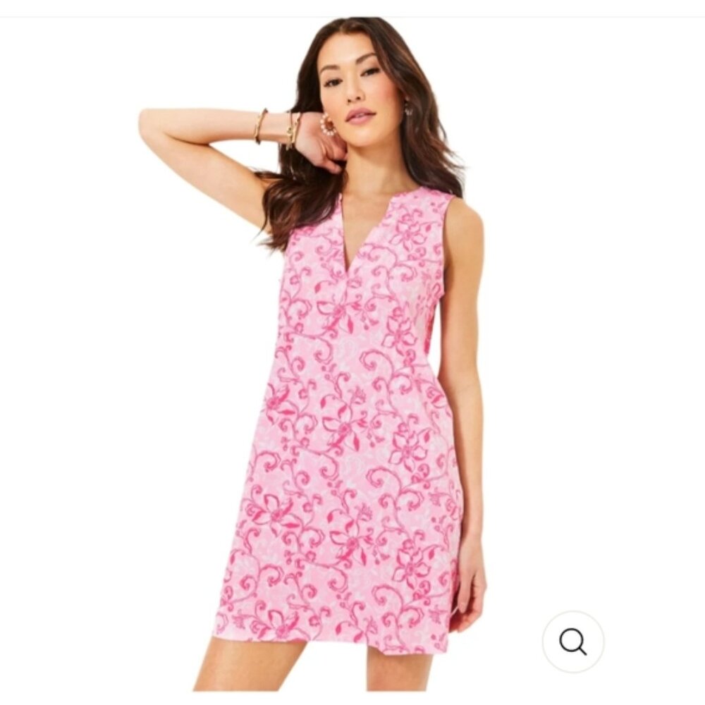 Lilly Pulitzer Conch Shell Pink Dev Dress Sz.XS NWT